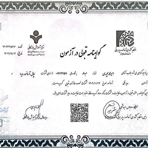Certificates (1)